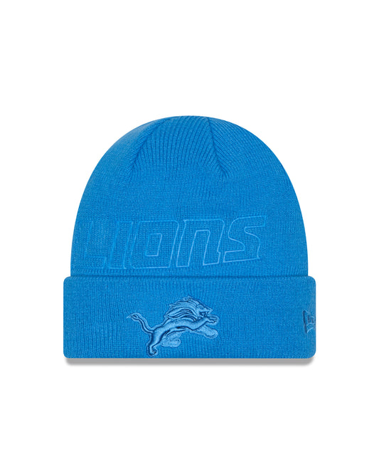 NFL Knit Hat Tonal Beanie Lions