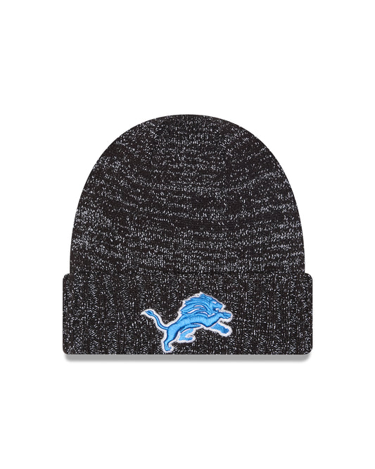 NFL Knit Hat Reflective Black Beanie Lions