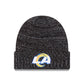 NFL Knit Hat Reflective Black Beanie Rams