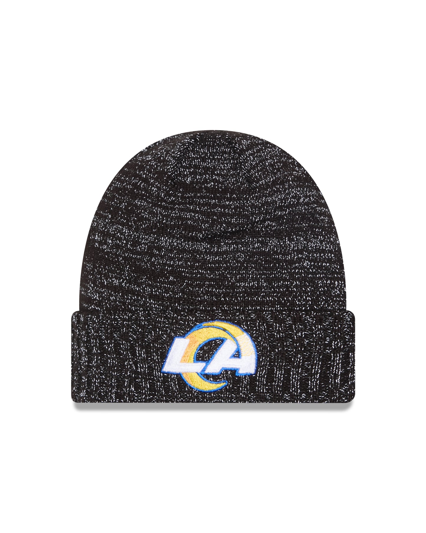 NFL Knit Hat Reflective Black Beanie Rams