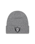 NFL Knit Hat Reflective Gray Beanie Raiders