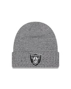 NFL Knit Hat Reflective Gray Beanie Raiders