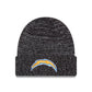NFL Knit Hat Reflective Black Beanie Chargers