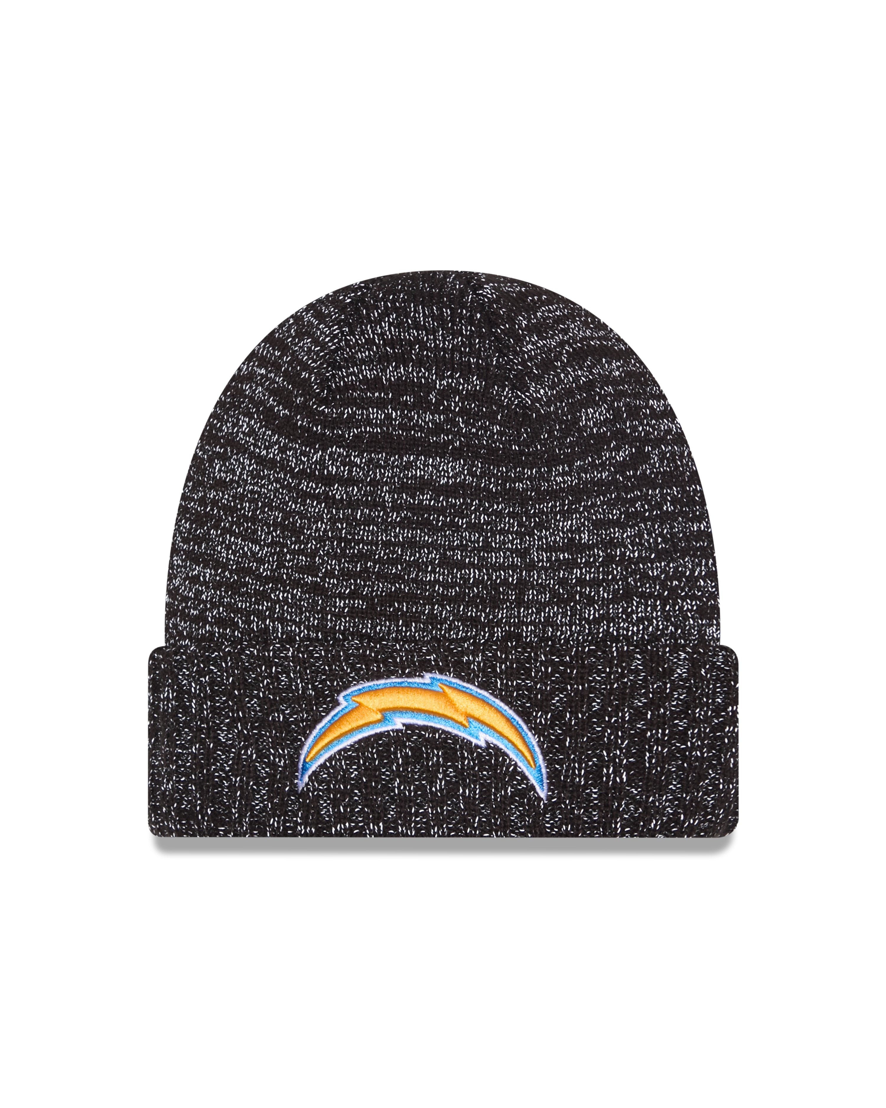 NFL Knit Hat Reflective Black Beanie Chargers