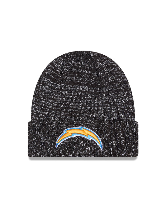 NFL Knit Hat Reflective Black Beanie Chargers