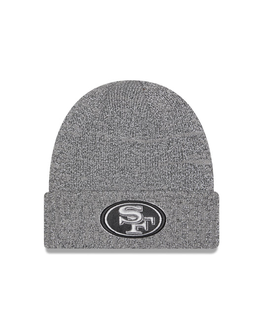 NFL Knit Hat Reflective Gray Beanie 49ers