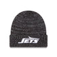 NFL Knit Hat Reflective Black Beanie Jets