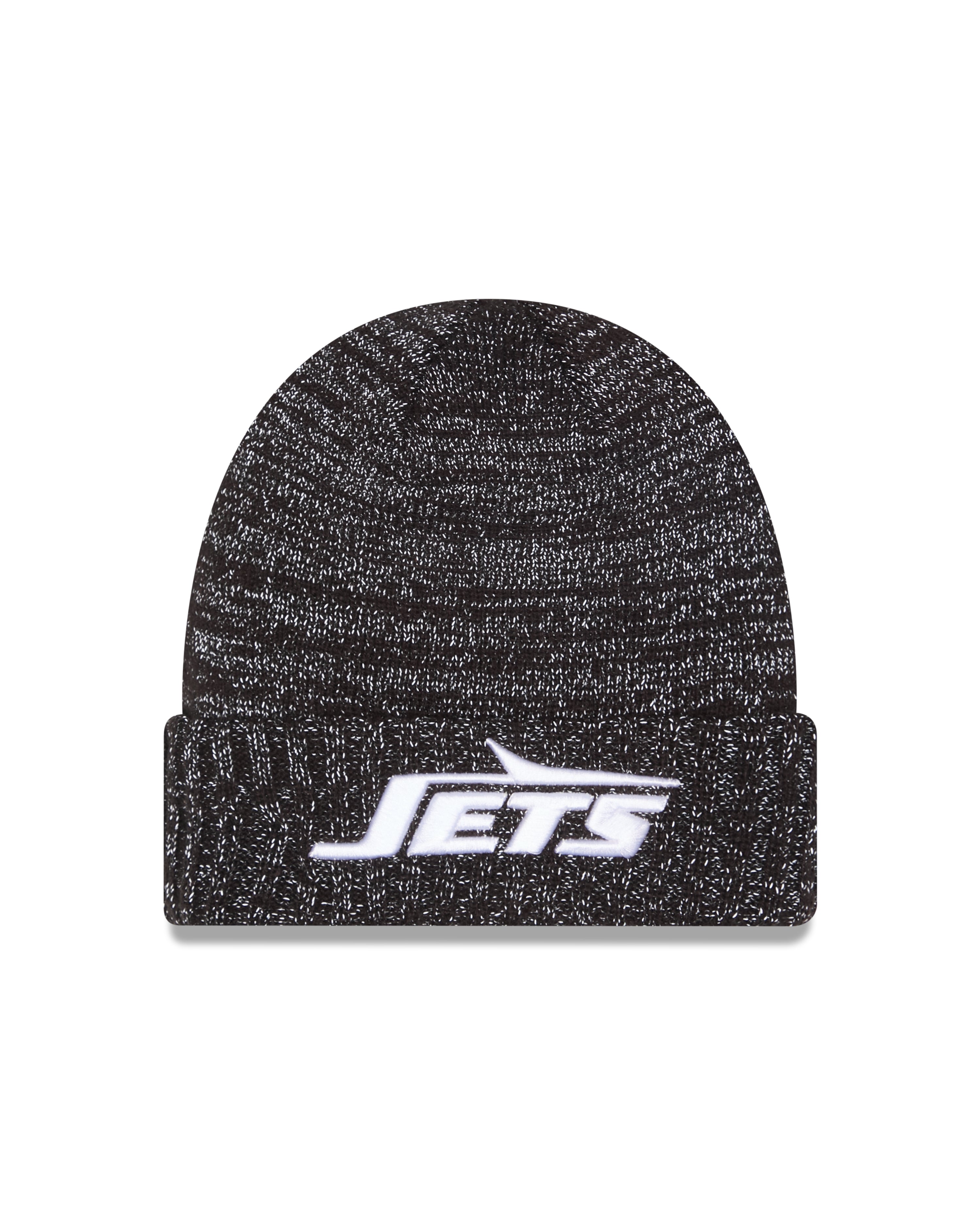 NFL Knit Hat Reflective Black Beanie Jets