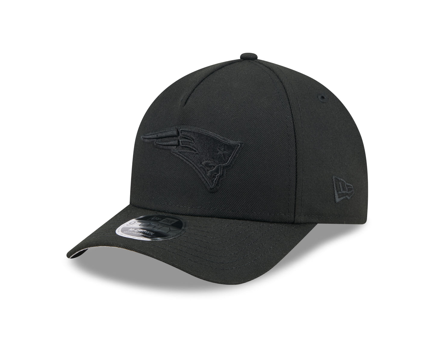 NFL Hat 940 Snapback A-Frame M-Crown Tonal Black Patriots