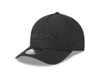 NFL Hat 940 Snapback A-Frame M-Crown Tonal Black Seahawks