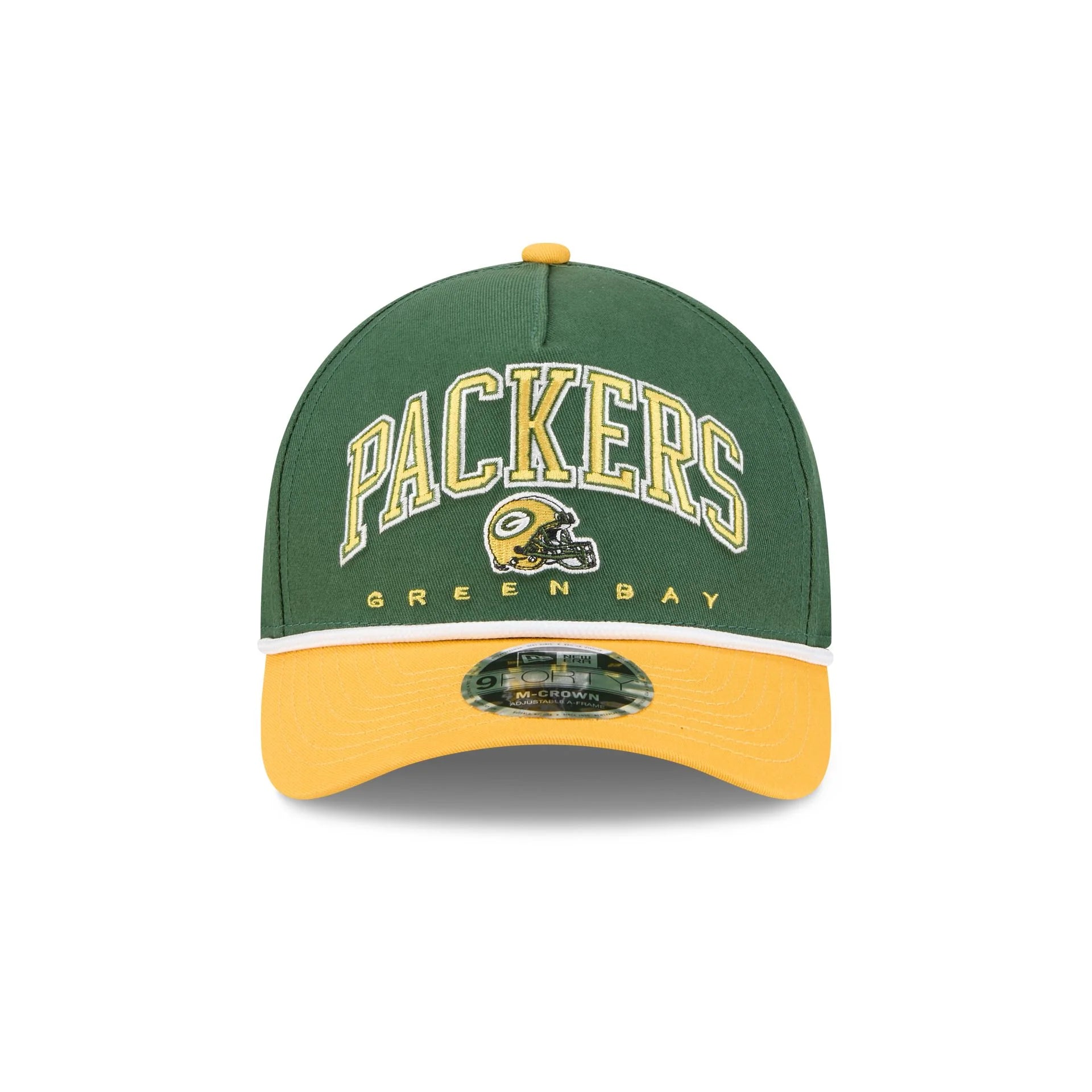 NFL Hat 940 Snapback A-Frame M-Crown Rope Packers