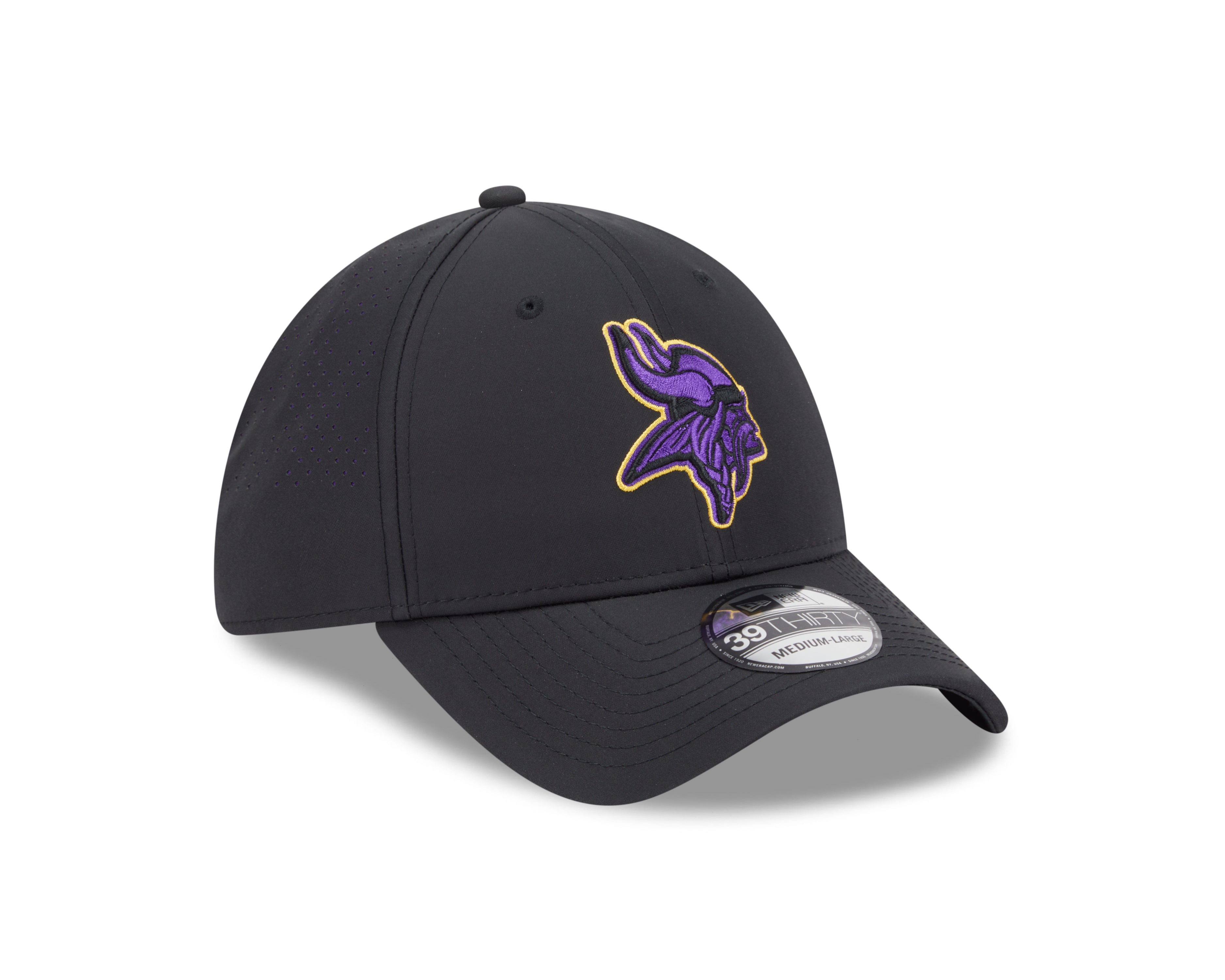 NFL Hat 3930 Black Night Vikings