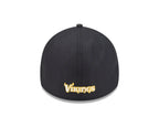 NFL Hat 3930 Black Night Vikings