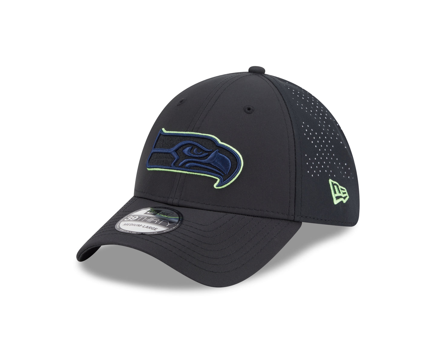 NFL Hat 3930 Black Night Seahawks