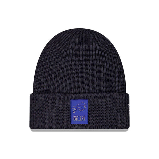 NFL Knit Hat Beanie Sideline 2025 Storm Gray Color Wave Bills