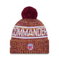NFL Knit Hat Sideline 2025 Color Wave Commanders