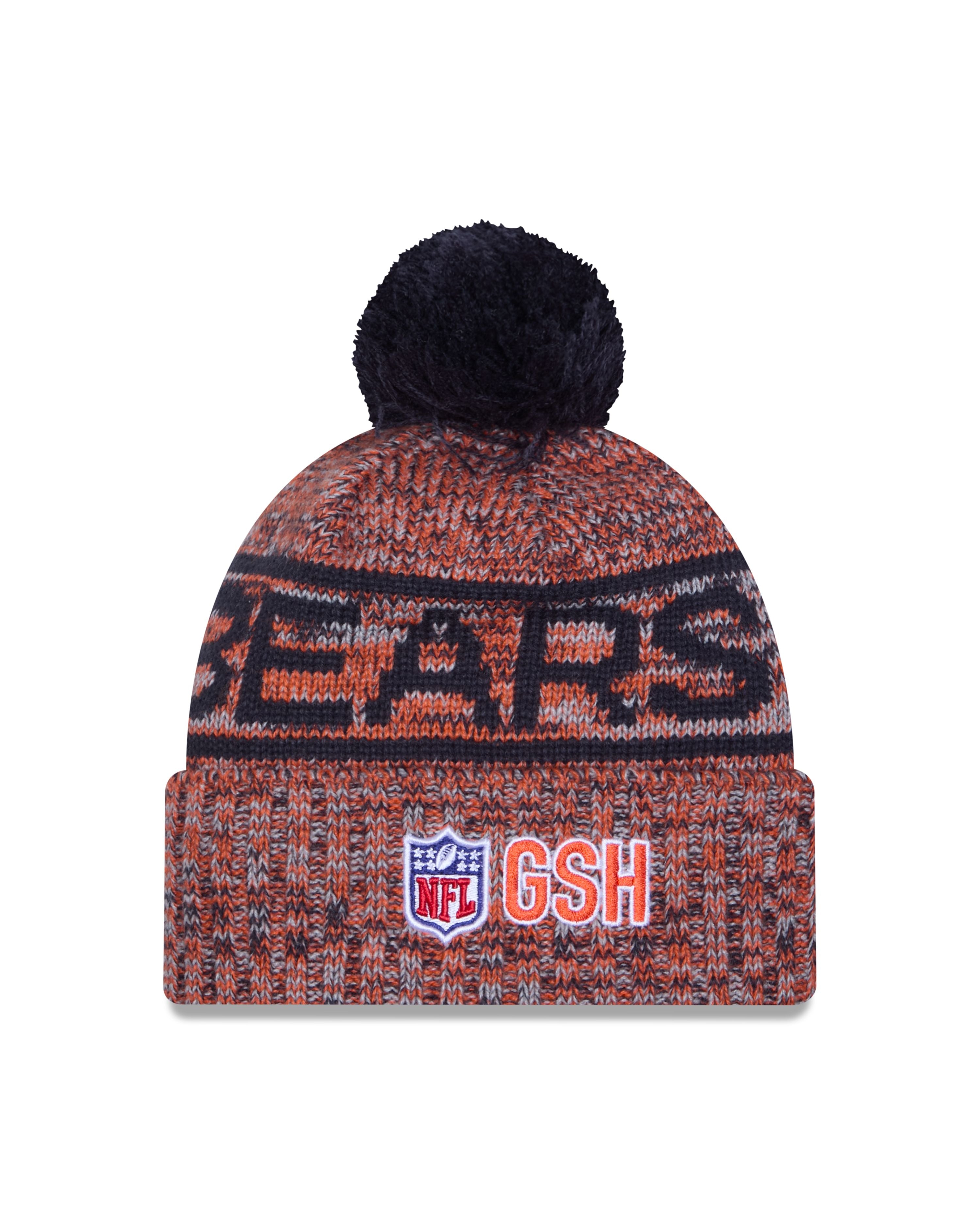 NFL Knit Hat Sideline 2025 Color Wave Bears
