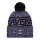 NFL Knit Hat Sideline 2025 Color Wave Ravens
