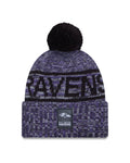 NFL Knit Hat Sideline 2025 Color Wave Ravens