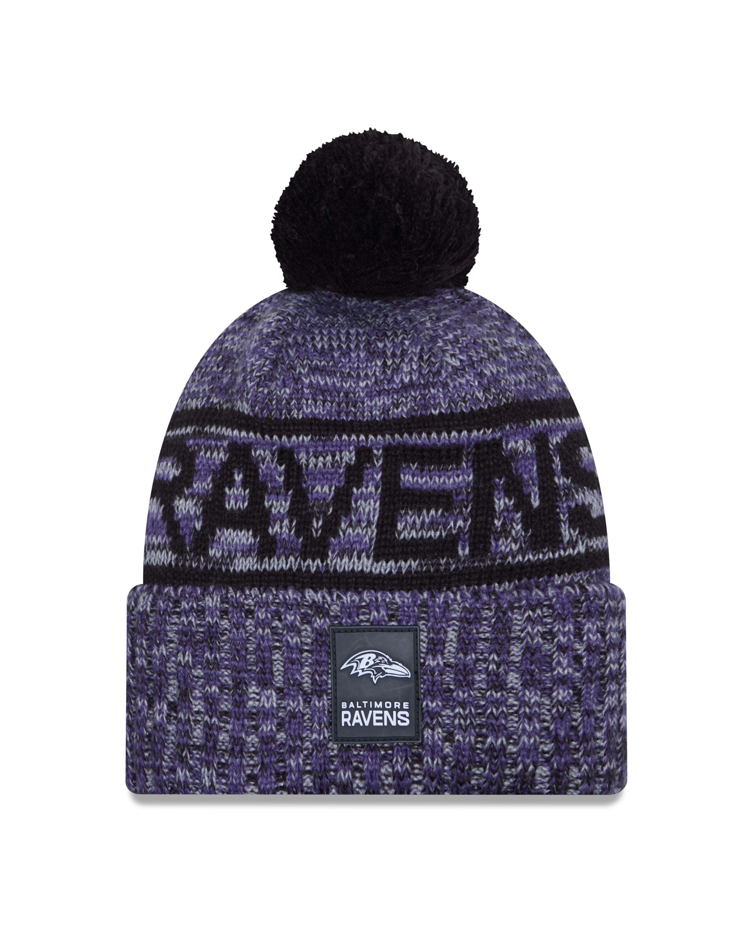 NFL Knit Hat Sideline 2025 Color Wave Ravens