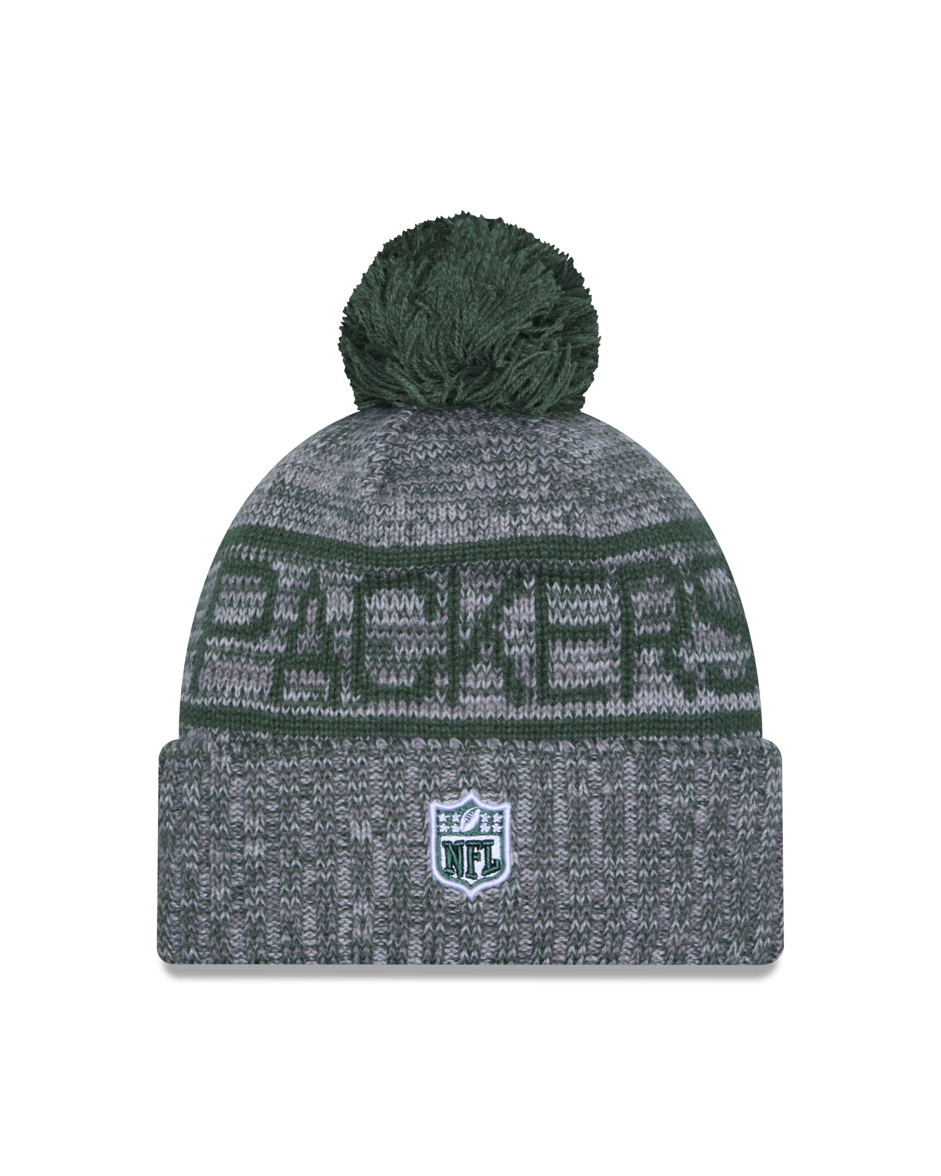 NFL Knit Hat Sideline 2025 Gray Color Wave Packers