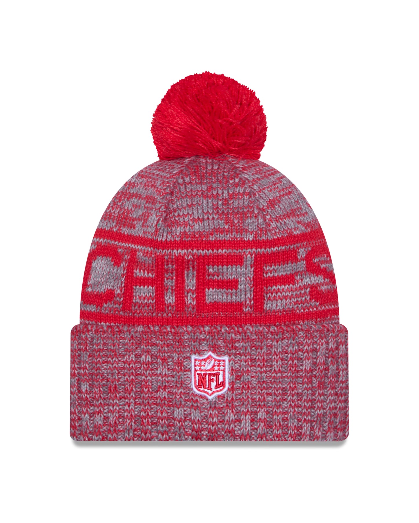 NFL Knit Hat Sideline 2025 Gray Color Wave Chiefs