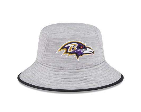 NFL Bucket Hat Heathered Grey Ravens