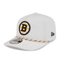 NHL Hat 1920 Rope Golfer Snapback White Bruins