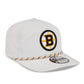 NHL Hat 1920 Rope Golfer Snapback White Bruins