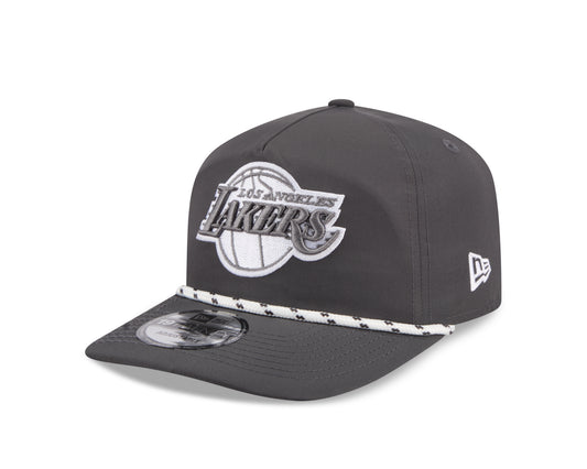 NBA Hat 1920 Rope Golfer Snapback Graphite Lakers