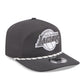 NBA Hat 1920 Rope Golfer Snapback Graphite Lakers