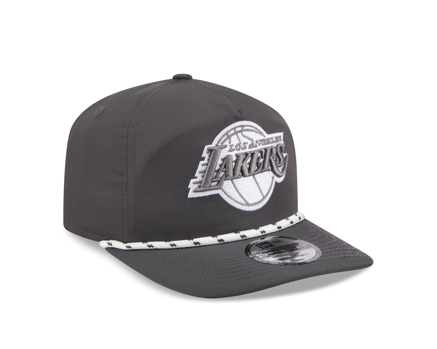 NBA Hat 1920 Rope Golfer Snapback Graphite Lakers