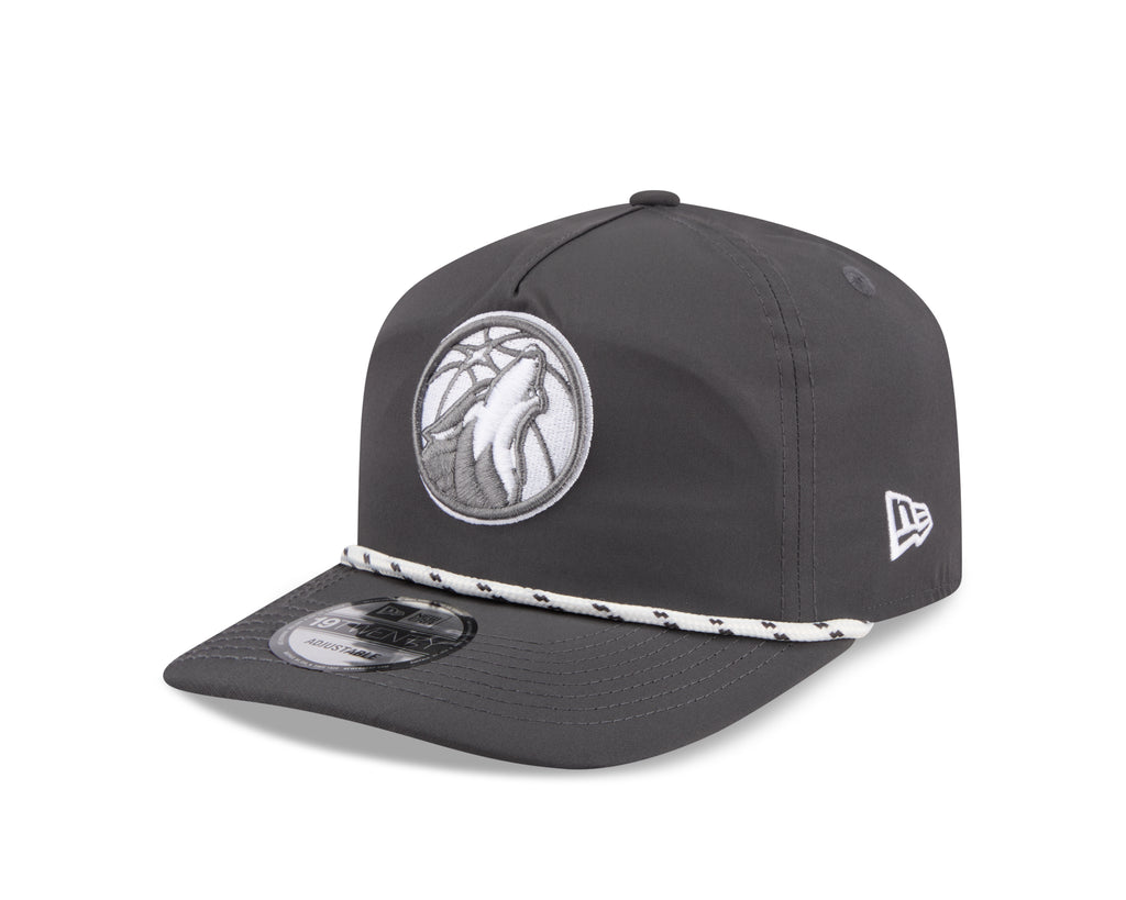 NBA Hat 1920 Rope Golfer Snapback Graphite Timberwolves