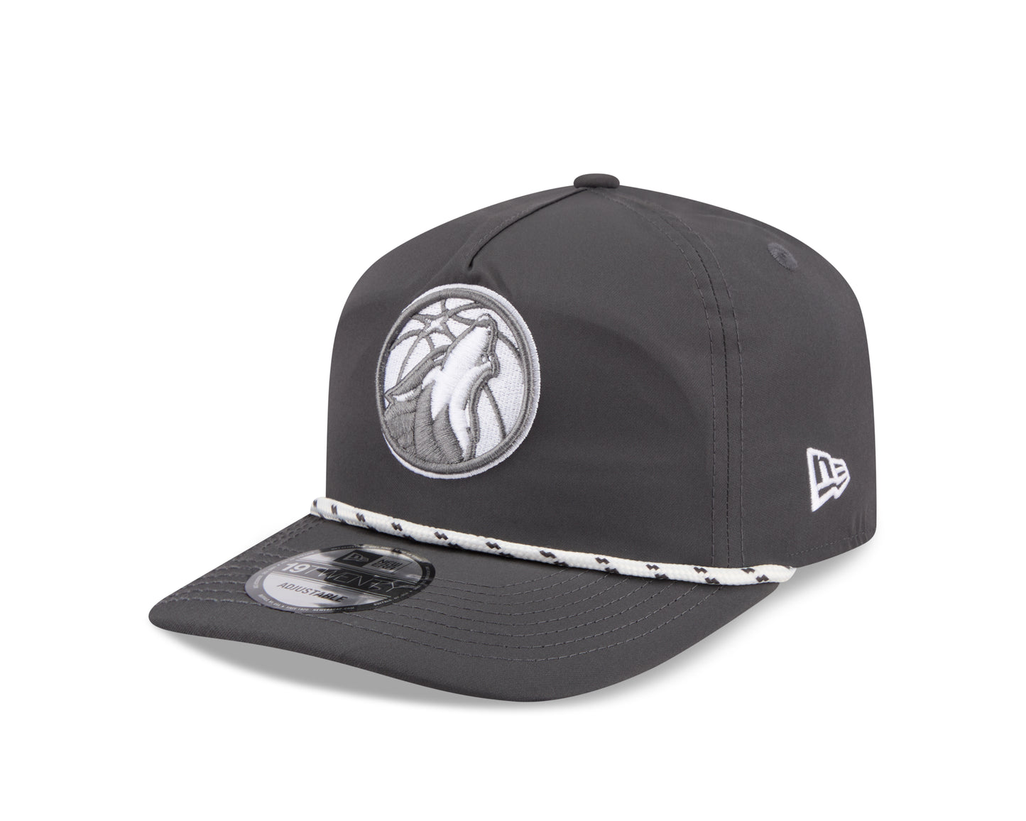 NBA Hat 1920 Rope Golfer Snapback Graphite Timberwolves