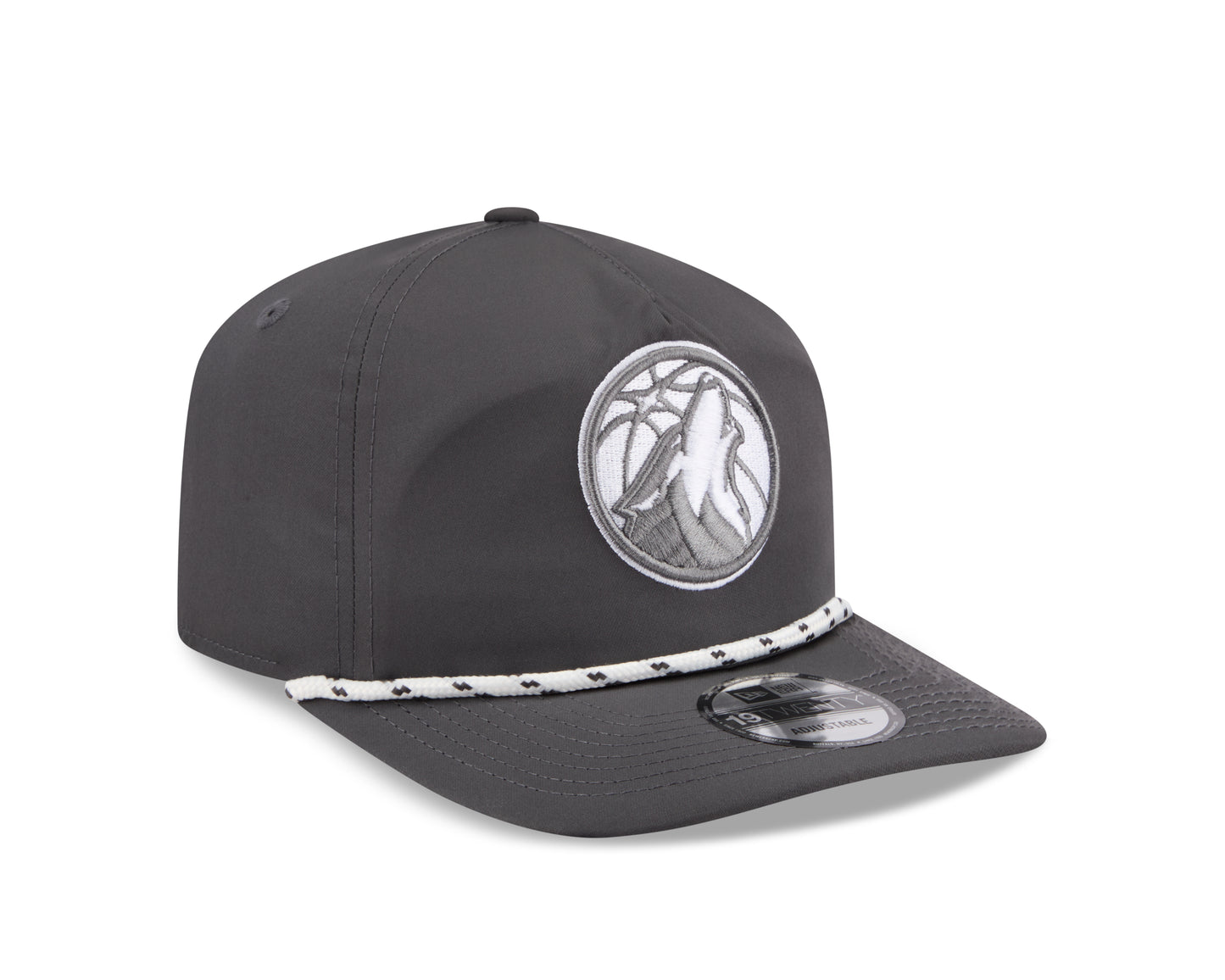 NBA Hat 1920 Rope Golfer Snapback Graphite Timberwolves