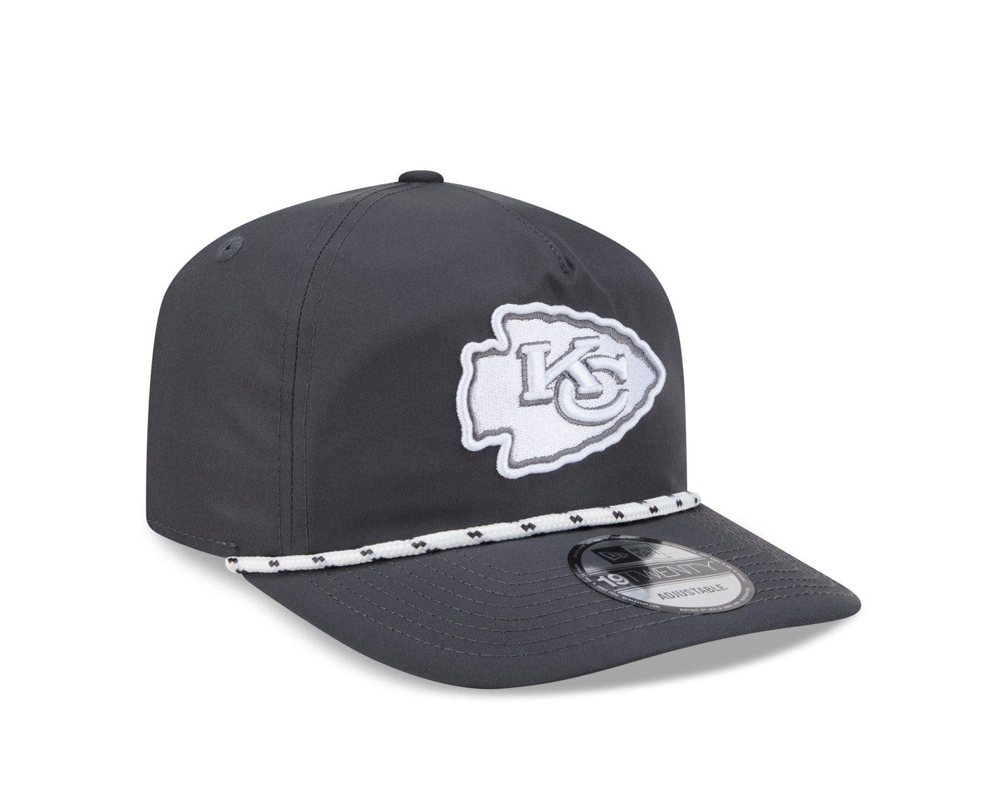 NFL Hat 1920 Rope Golfer Snapback Graphite Chiefs