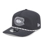NHL Hat 1920 Rope Golfer Snapback Graphite Canadiens