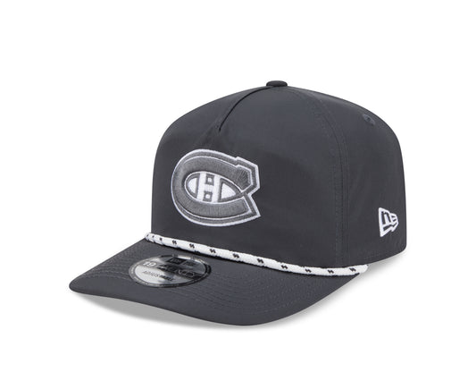 NHL Hat 1920 Rope Golfer Snapback Graphite Canadiens