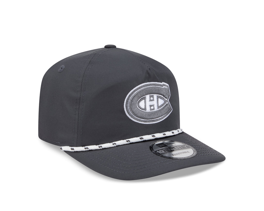 NHL Hat 1920 Rope Golfer Snapback Graphite Canadiens