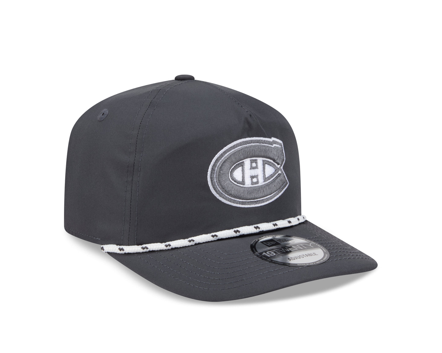 NHL Hat 1920 Rope Golfer Snapback Graphite Canadiens