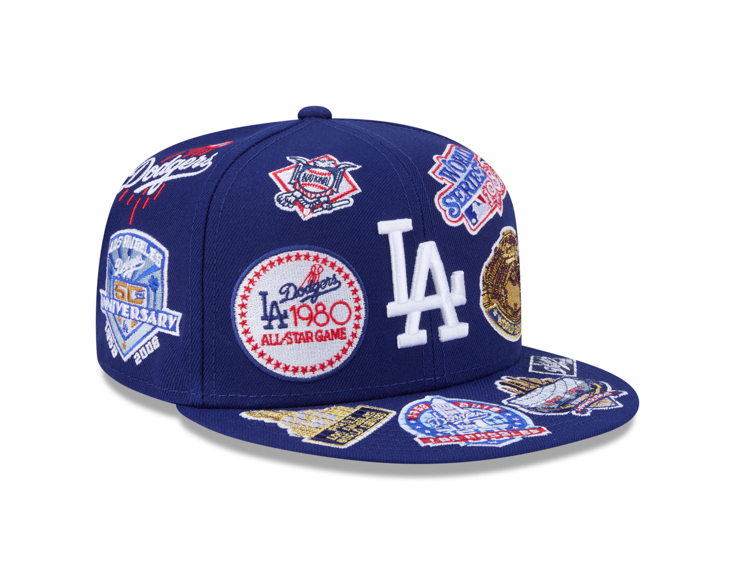 MLB Hat 5950 All Over Dodgers