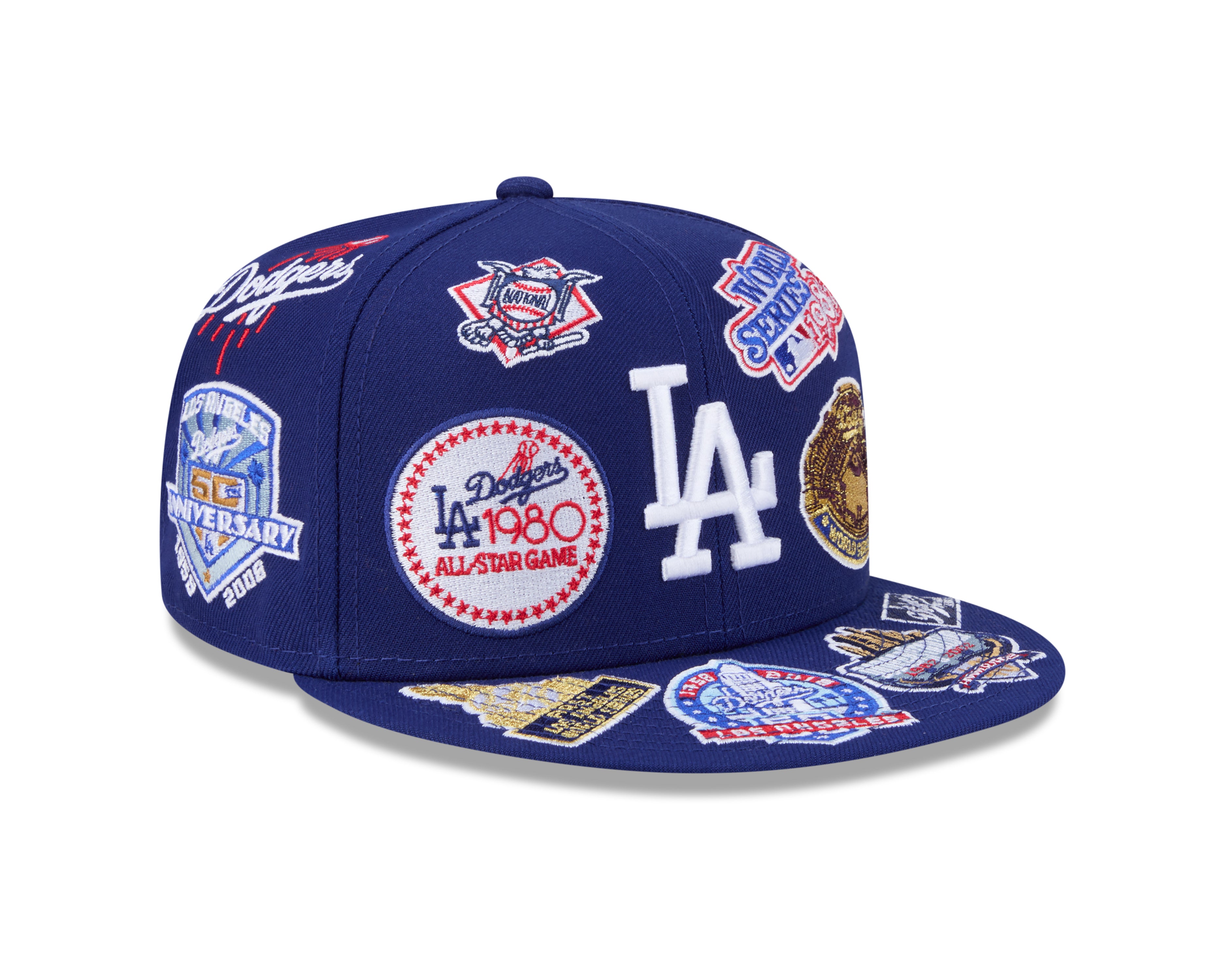 MLB Hat 5950 All Over Dodgers