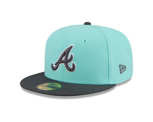 MLB Hat 5950 2026 Color Pack 2T Turquoise and Grey Athletics
