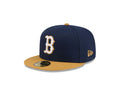 MLB Hat 5950 2026 Color Pack 2T Navy Blue & Gold Red Sox