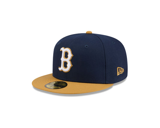 MLB Hat 5950 2026 Color Pack 2T Navy Blue & Gold Red Sox