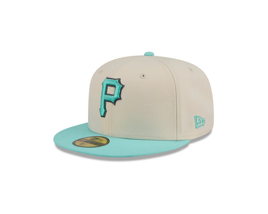 MLB Hat 5950 2026 Color Pack 2T Tan & Teal Pirates