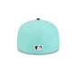 MLB Hat 5950 2026 Color Pack 2T Turquoise and White Yankees