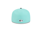 MLB Hat 5950 2026 Color Pack 2T Turquoise and White Yankees