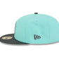 MLB Hat 5950 2026 Color Pack 2T Turquoise and White Yankees
