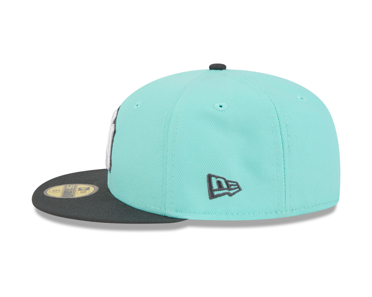 MLB Hat 5950 2026 Color Pack 2T Turquoise and White Yankees